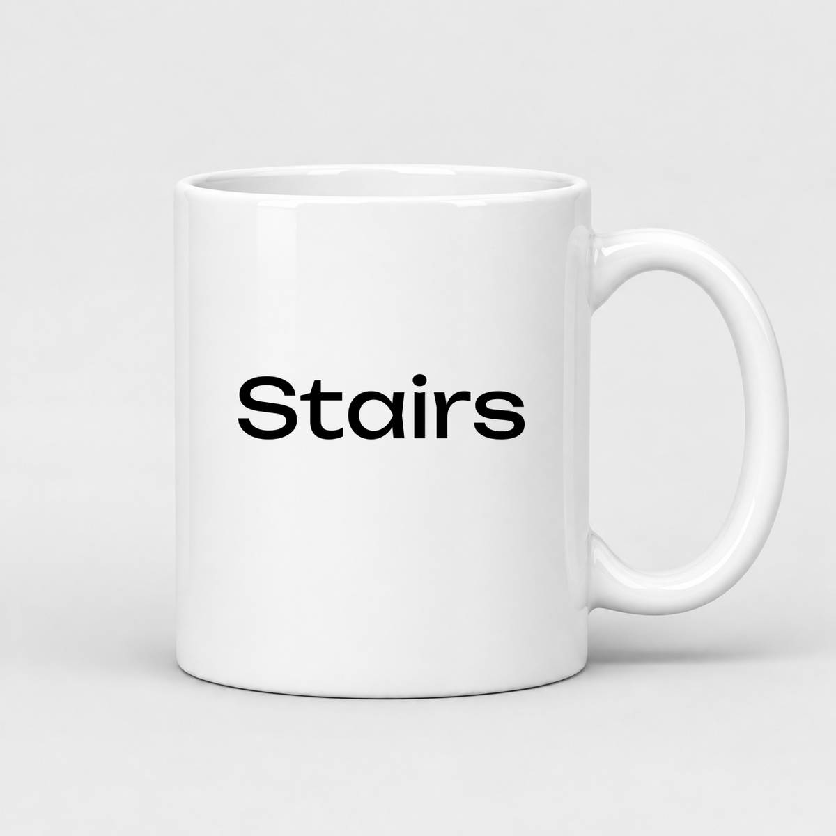 Stairs Mug in white