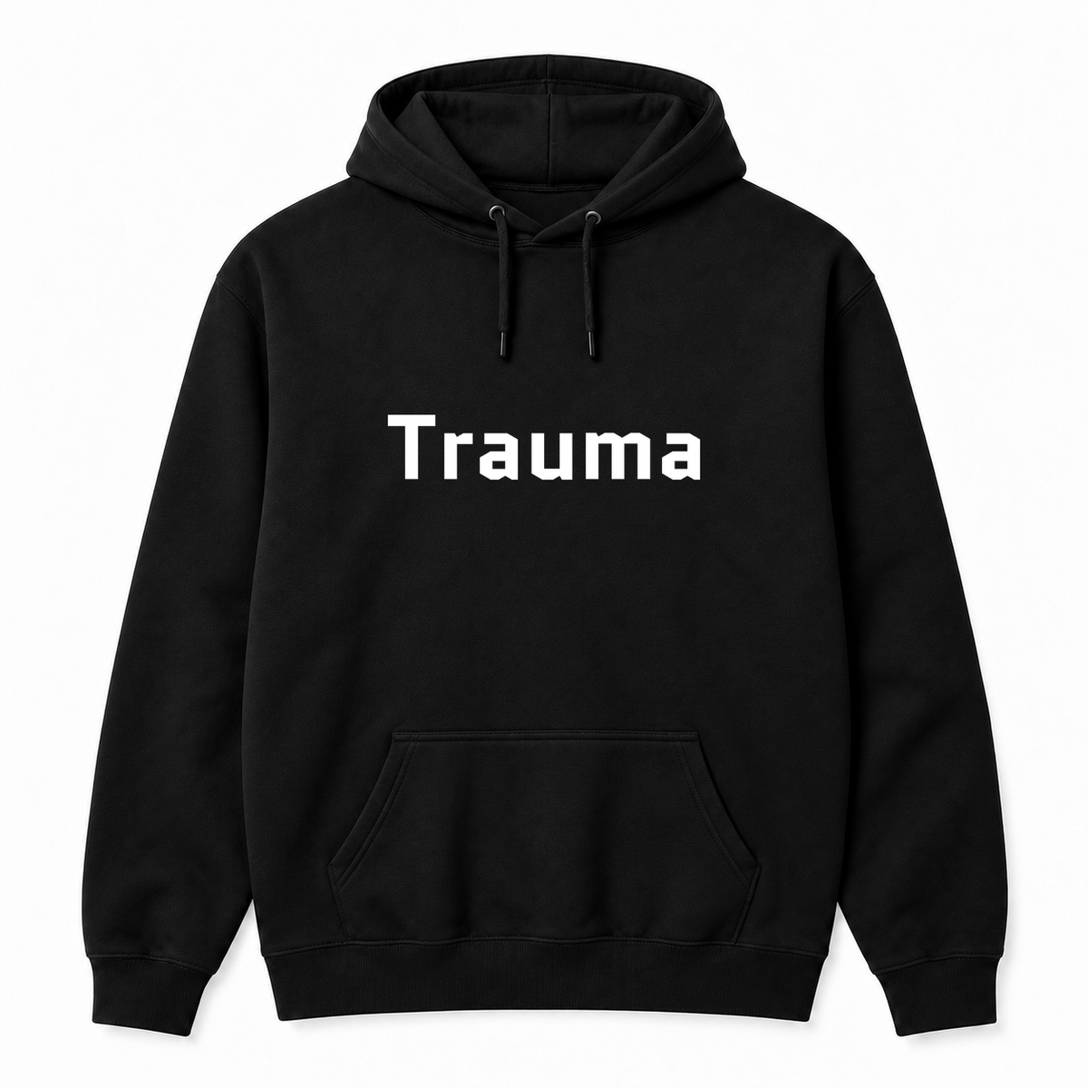 Trauma Hoodie in black