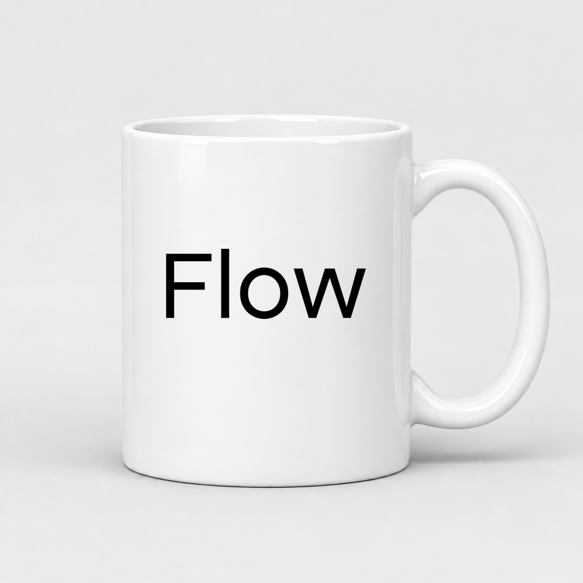 Flow Mug in white