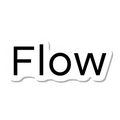 Flow die-cut sticker
