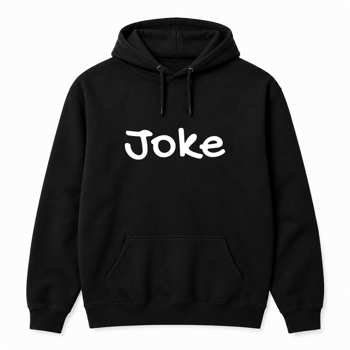 Joke Hoodie in black
