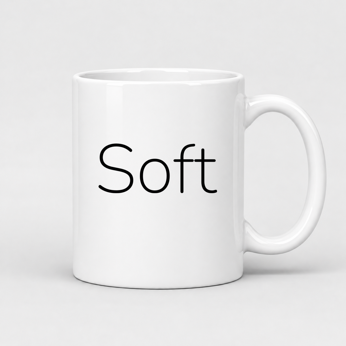 Soft Mug in white