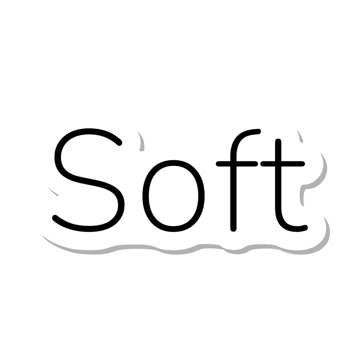 Soft die-cut sticker