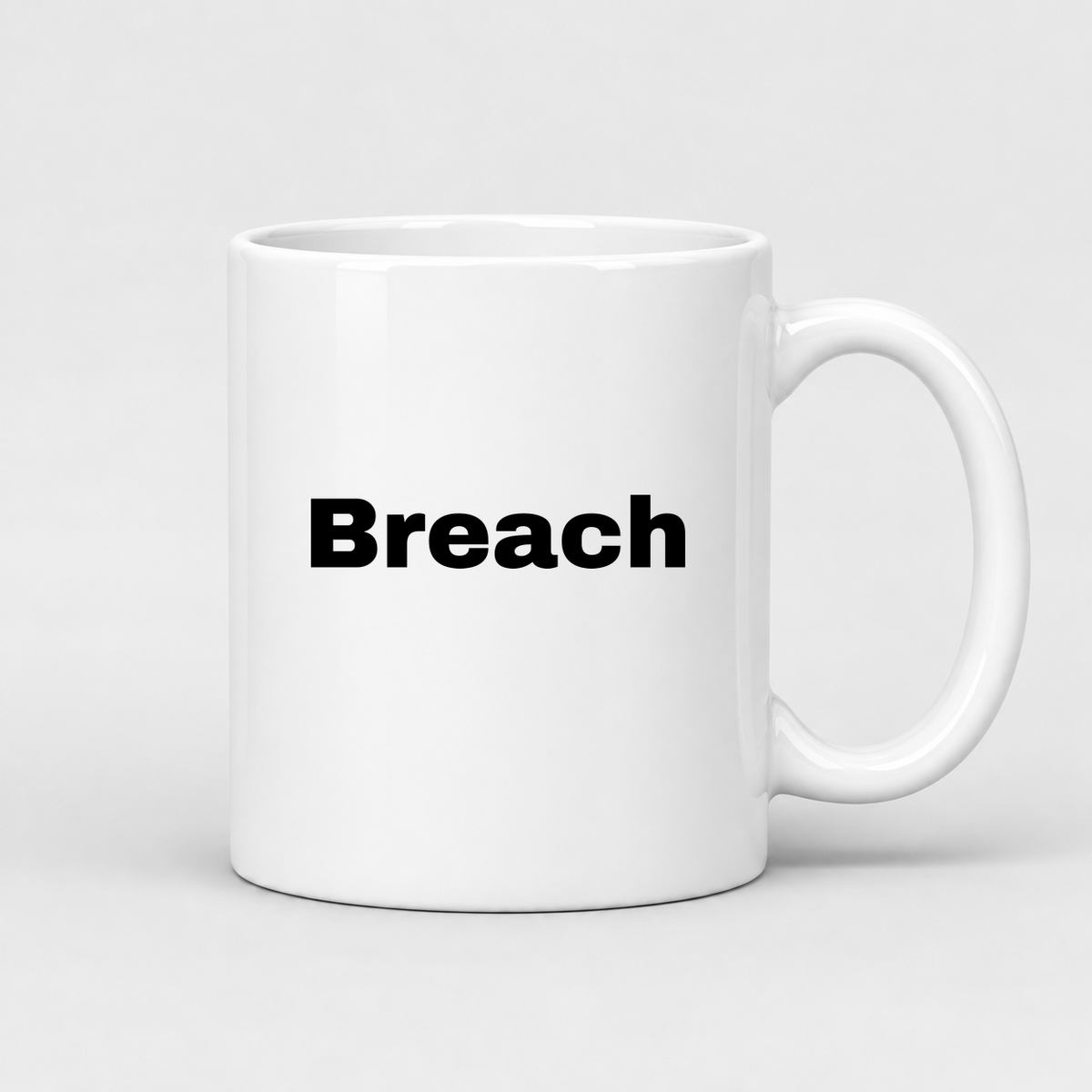 Breach Mug in white
