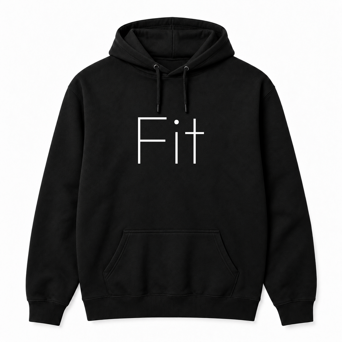 Fit Hoodie in black
