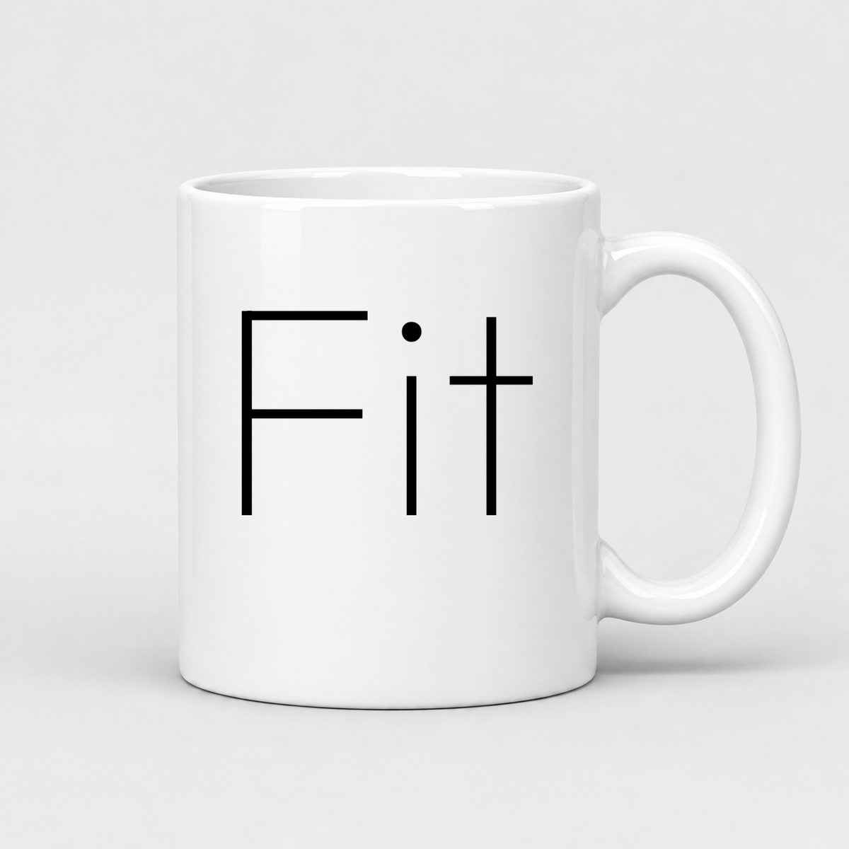 Fit Mug in white