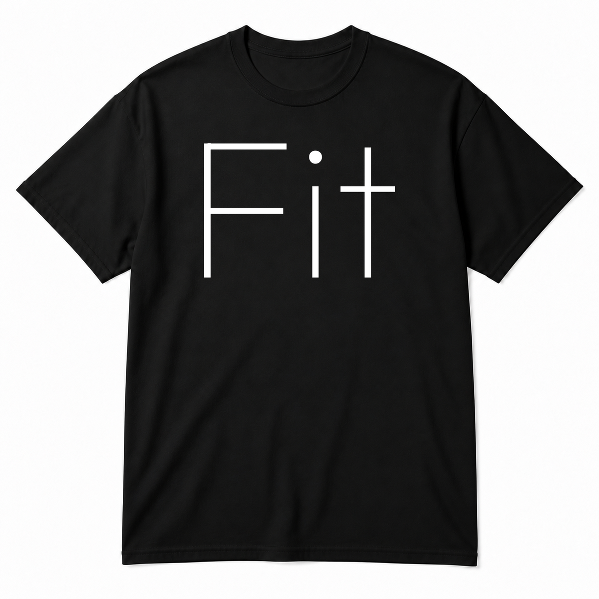 Fit T-Shirt in black