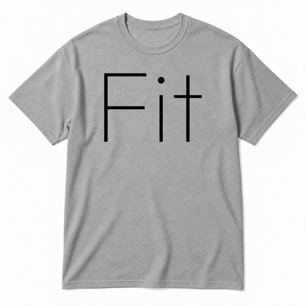 Fit T-Shirt in gray