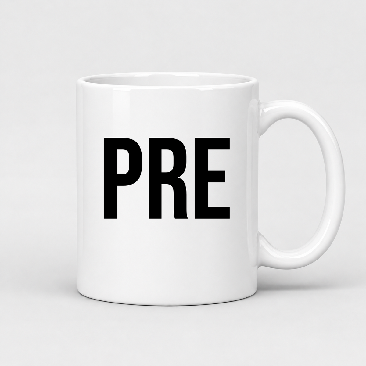 Pre Mug in white