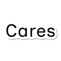 Cares die-cut sticker