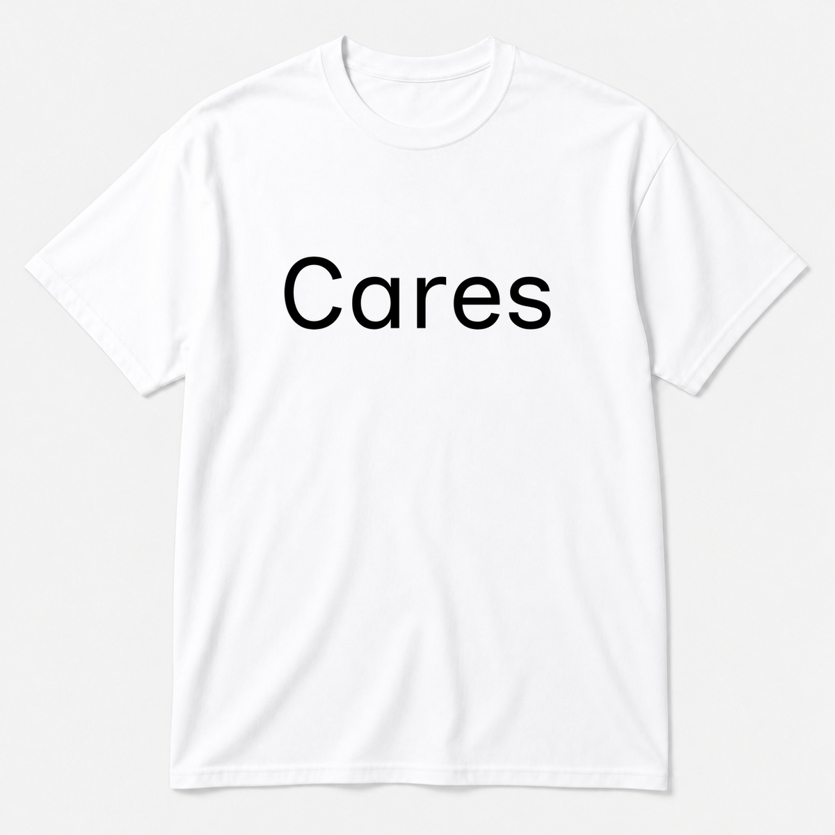 Cares T-Shirt in white