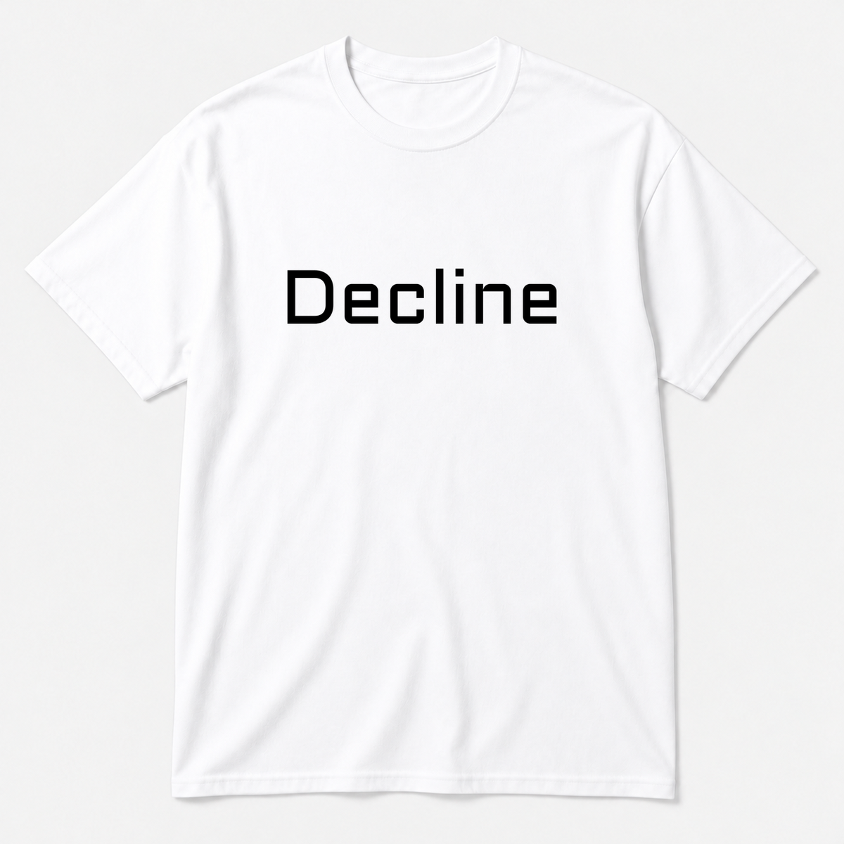 Decline T-Shirt in white