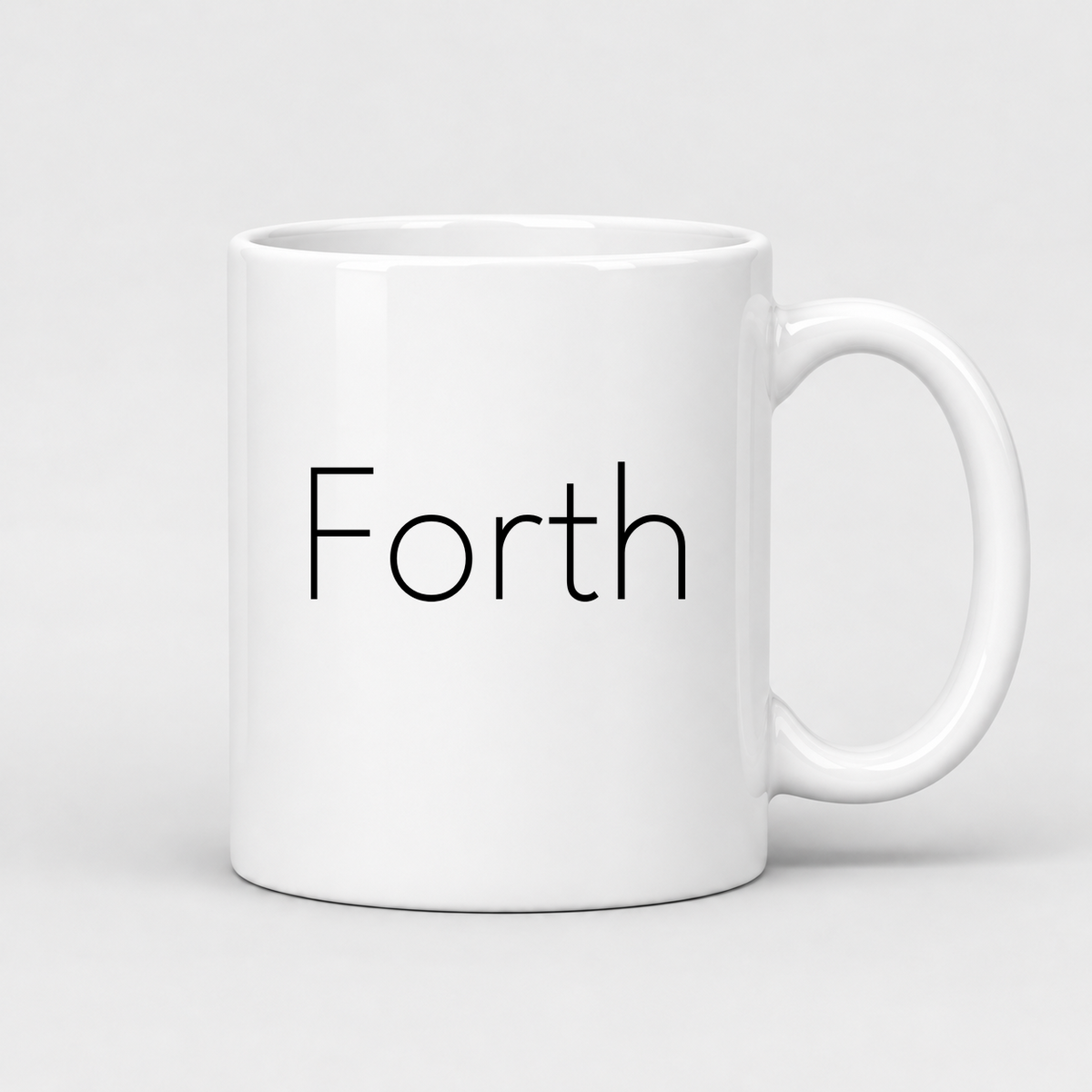 Forth Mug in white