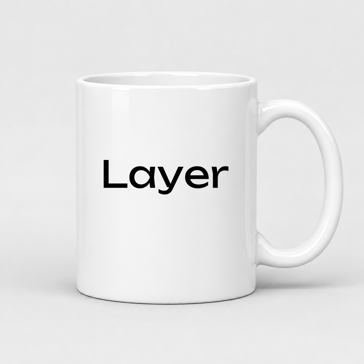 Layer Mug in white