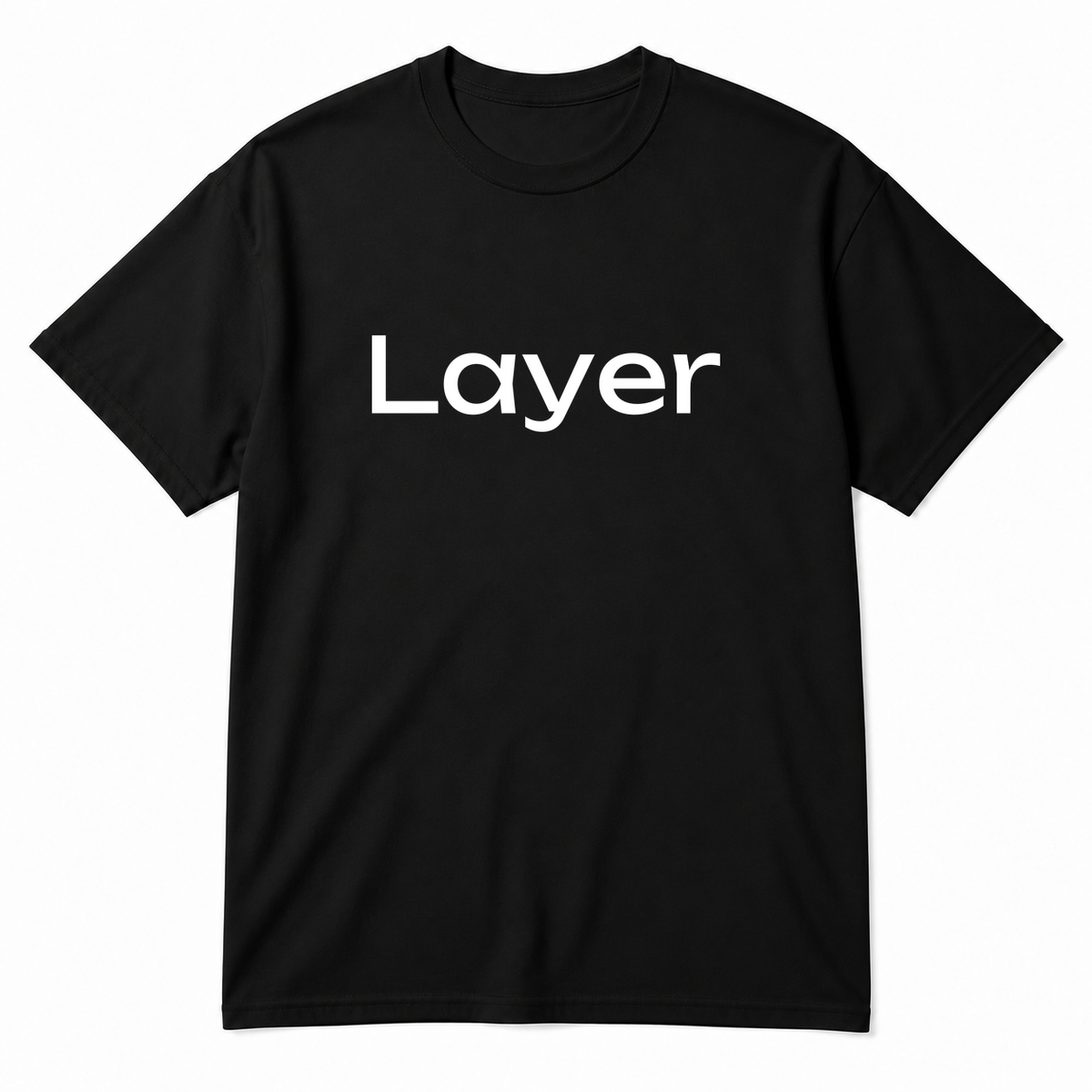 Layer T-Shirt in black