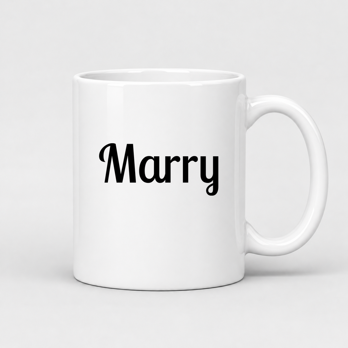 Marry Mug in white