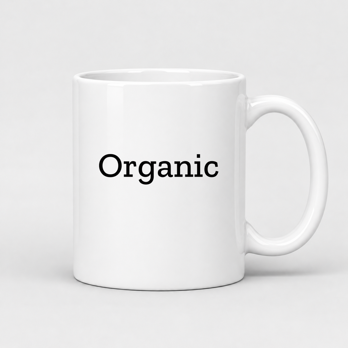 Organic Mug in white