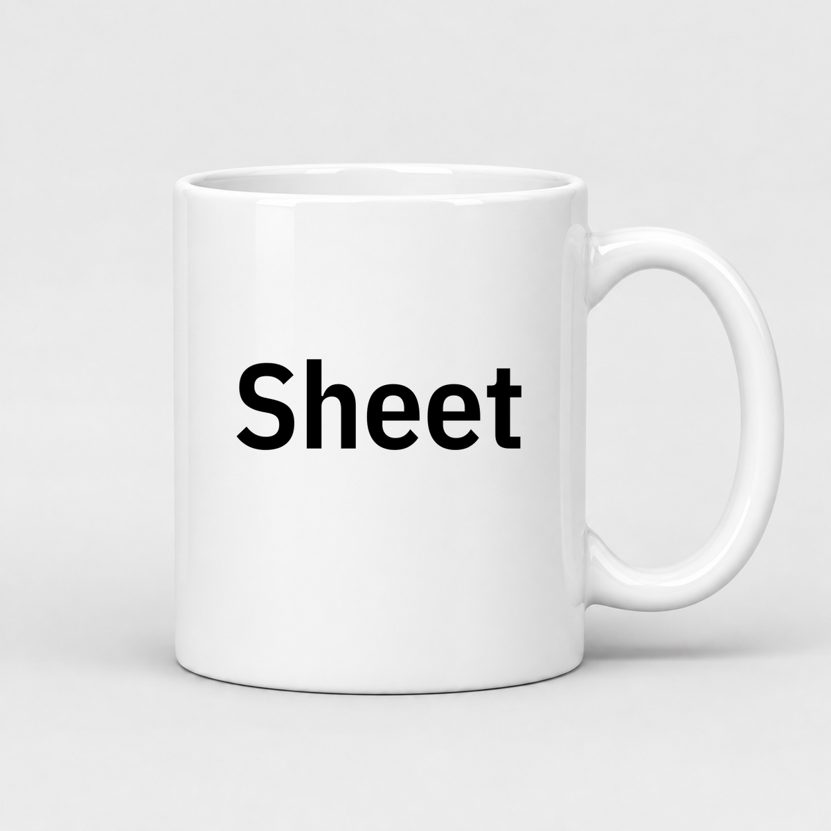 Sheet Mug in white