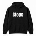 Stops Hoodie in black