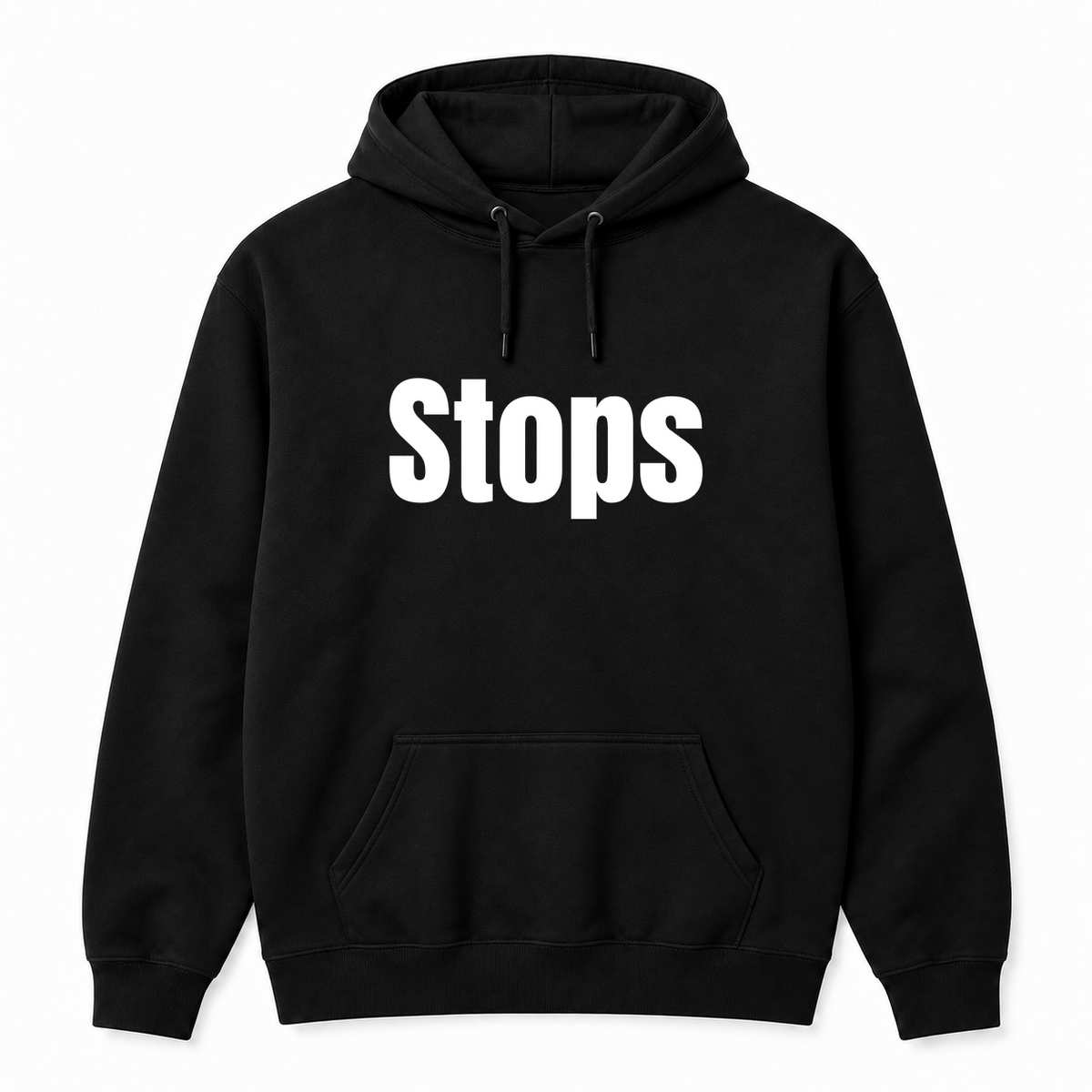 Stops Hoodie in black