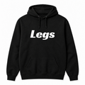 Legs Hoodie in black