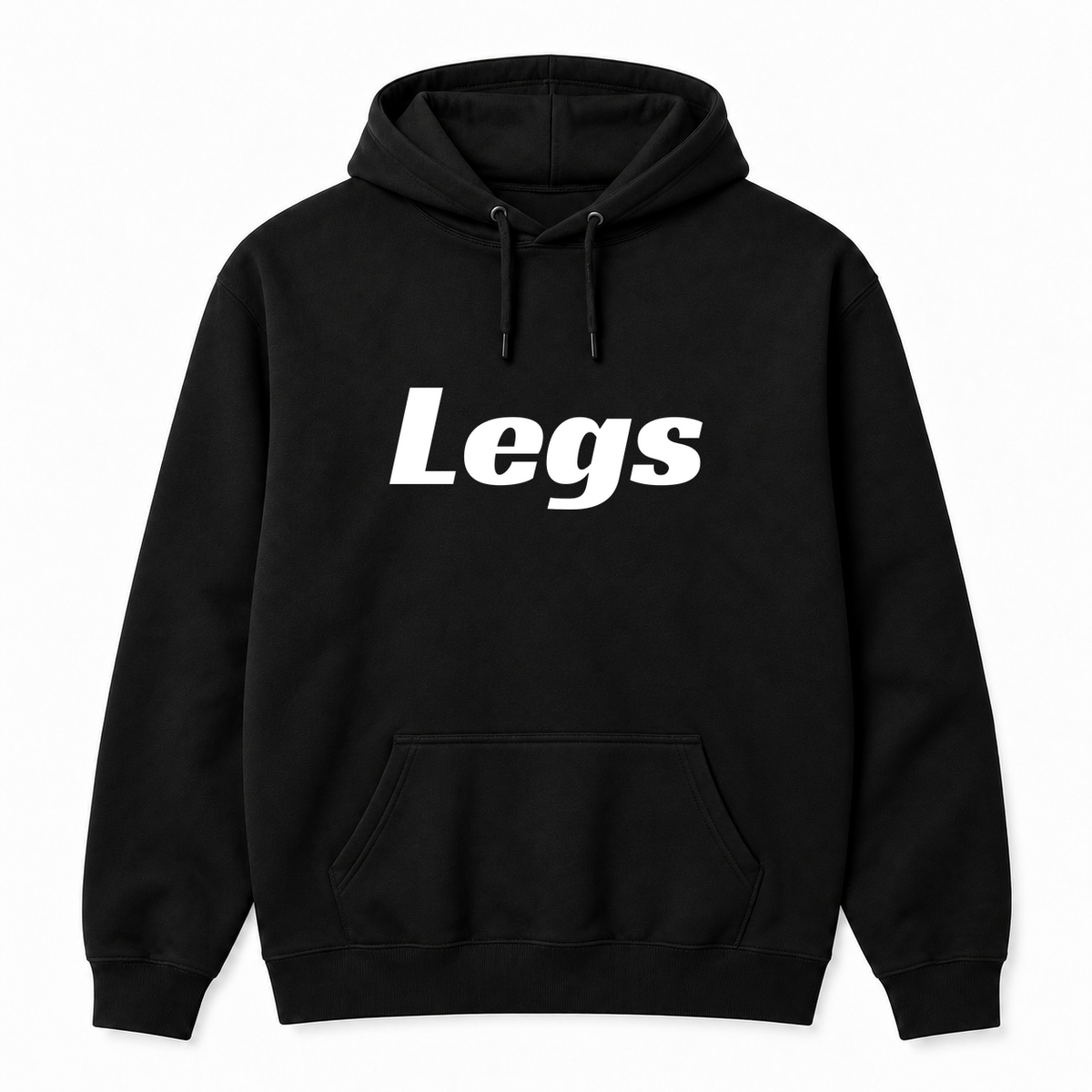 Legs Hoodie in black