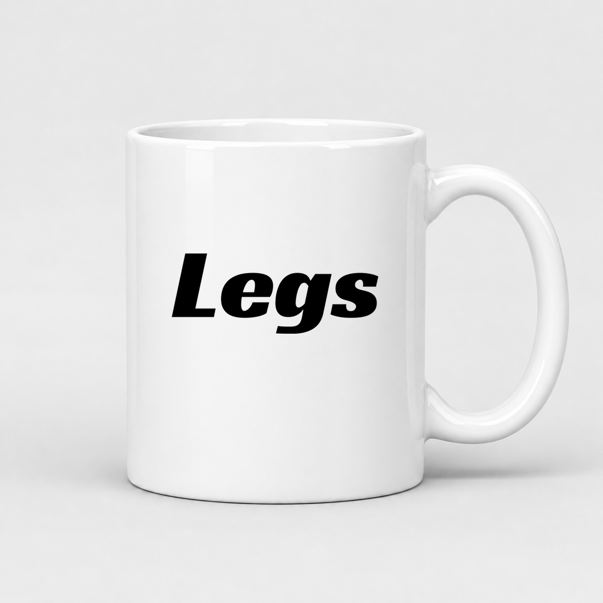 Legs Mug in white
