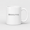 Measures Mug in white