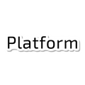Platform die-cut sticker