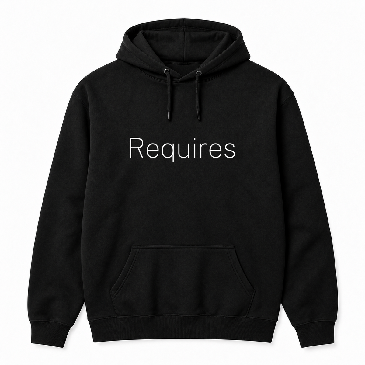 Requires Hoodie in black