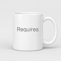 Requires Mug in white
