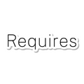 Requires die-cut sticker