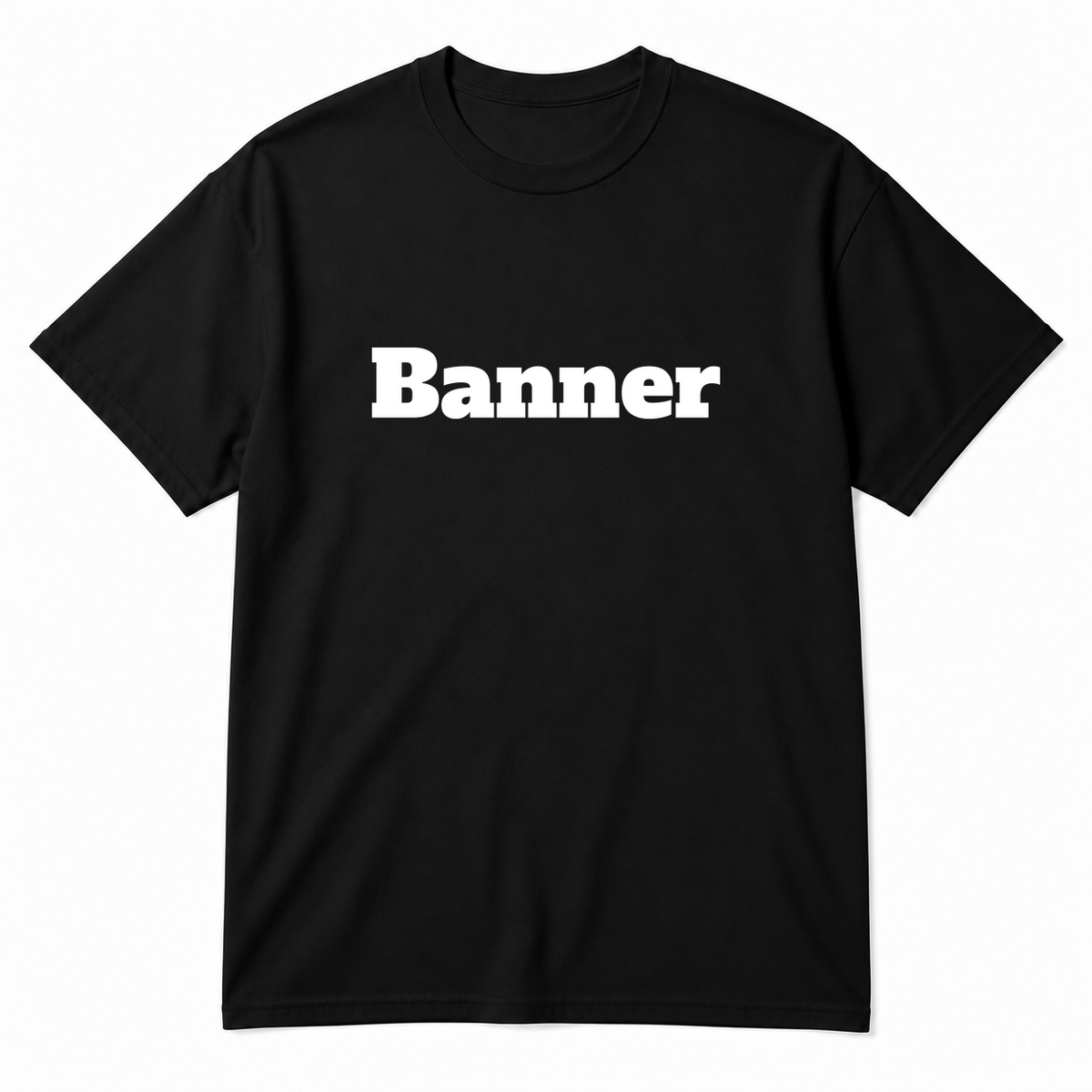 Banner T-Shirt in black