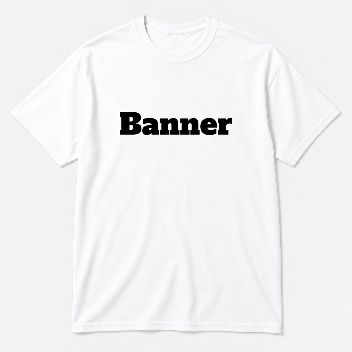 Banner T-Shirt in white