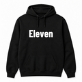 Eleven Hoodie in black