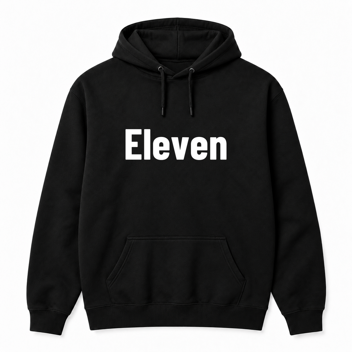 Eleven Hoodie in black
