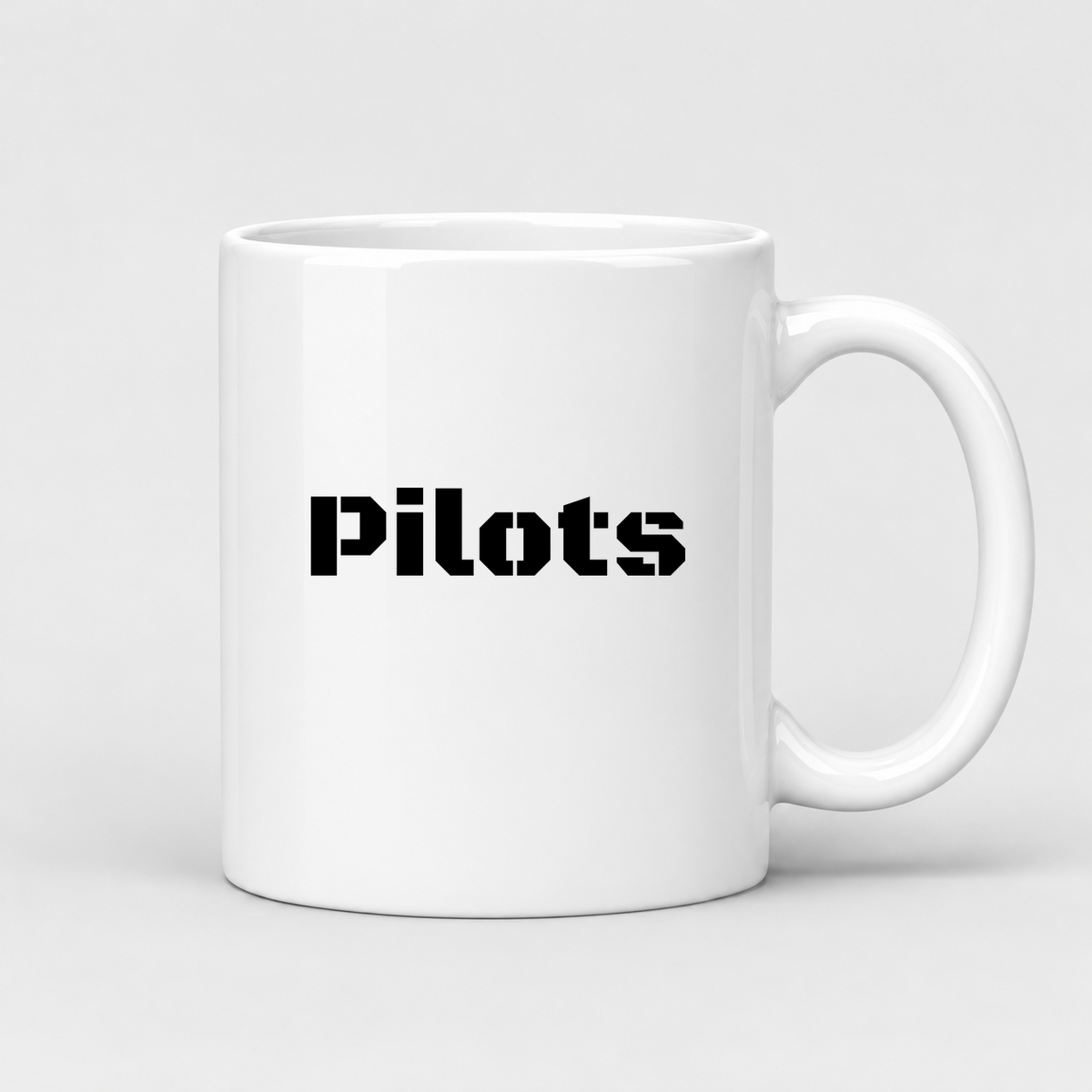 Pilots Mug in white