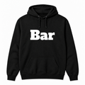 Bar Hoodie in black