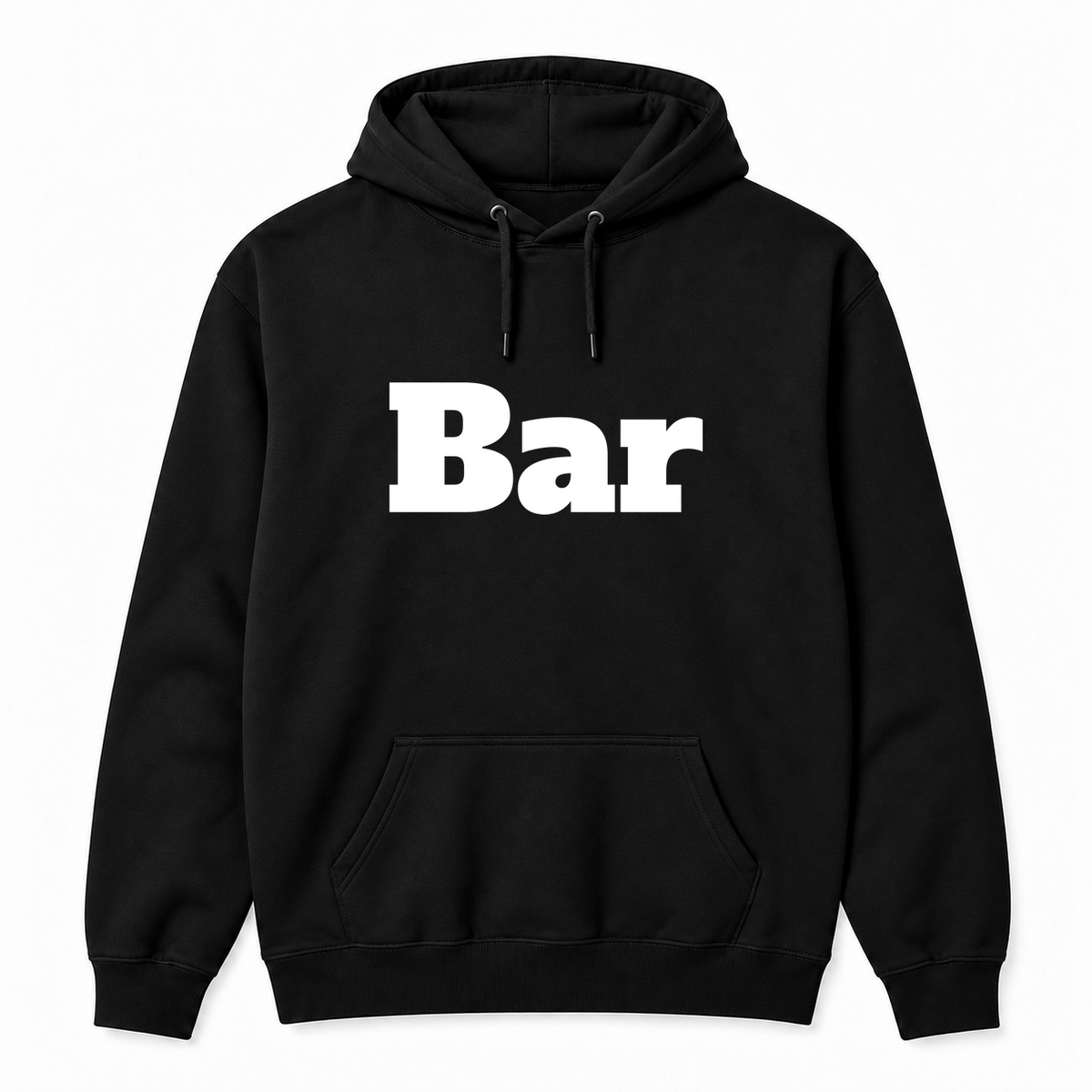 Bar Hoodie in black