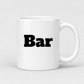 Bar Mug in white