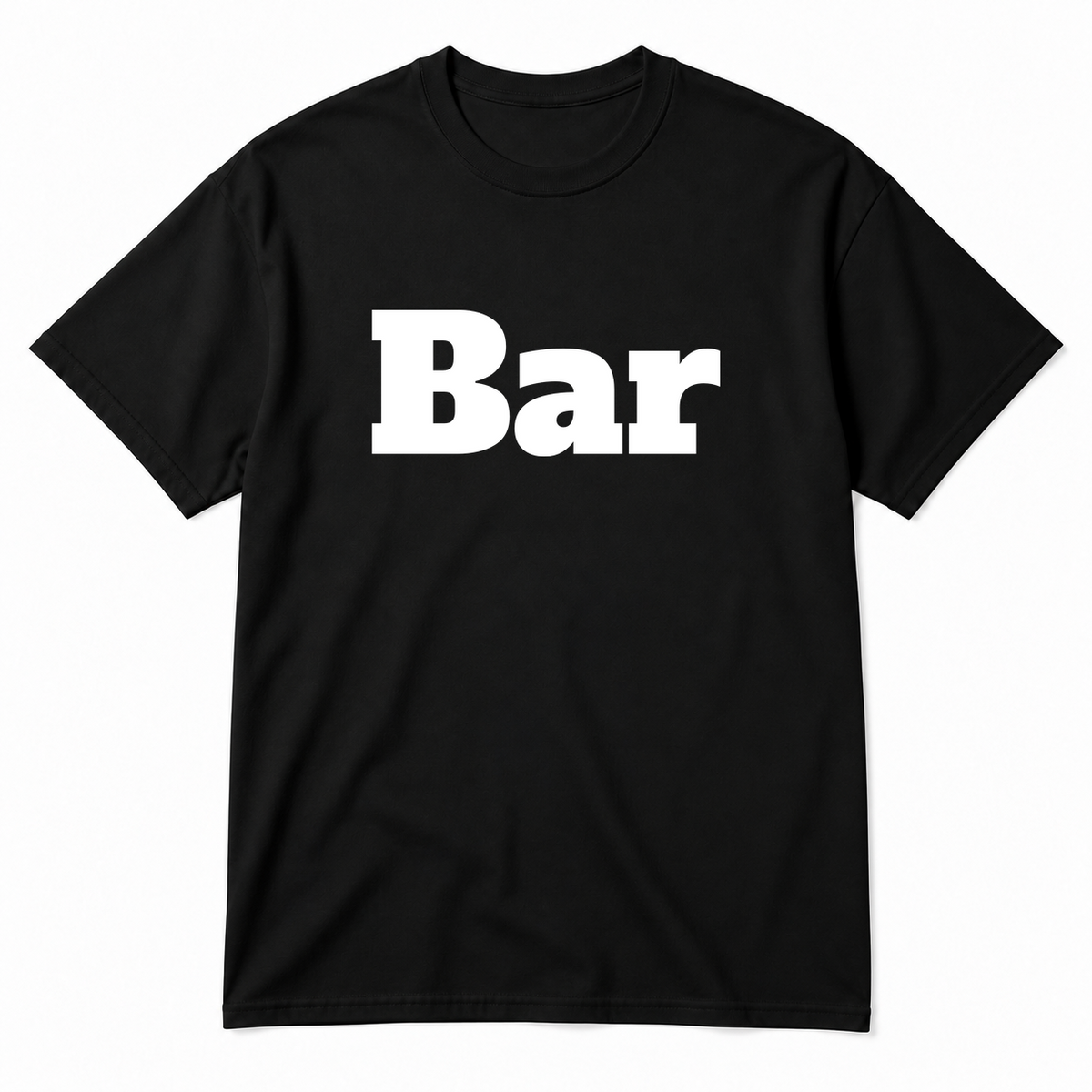 Bar T-Shirt in black