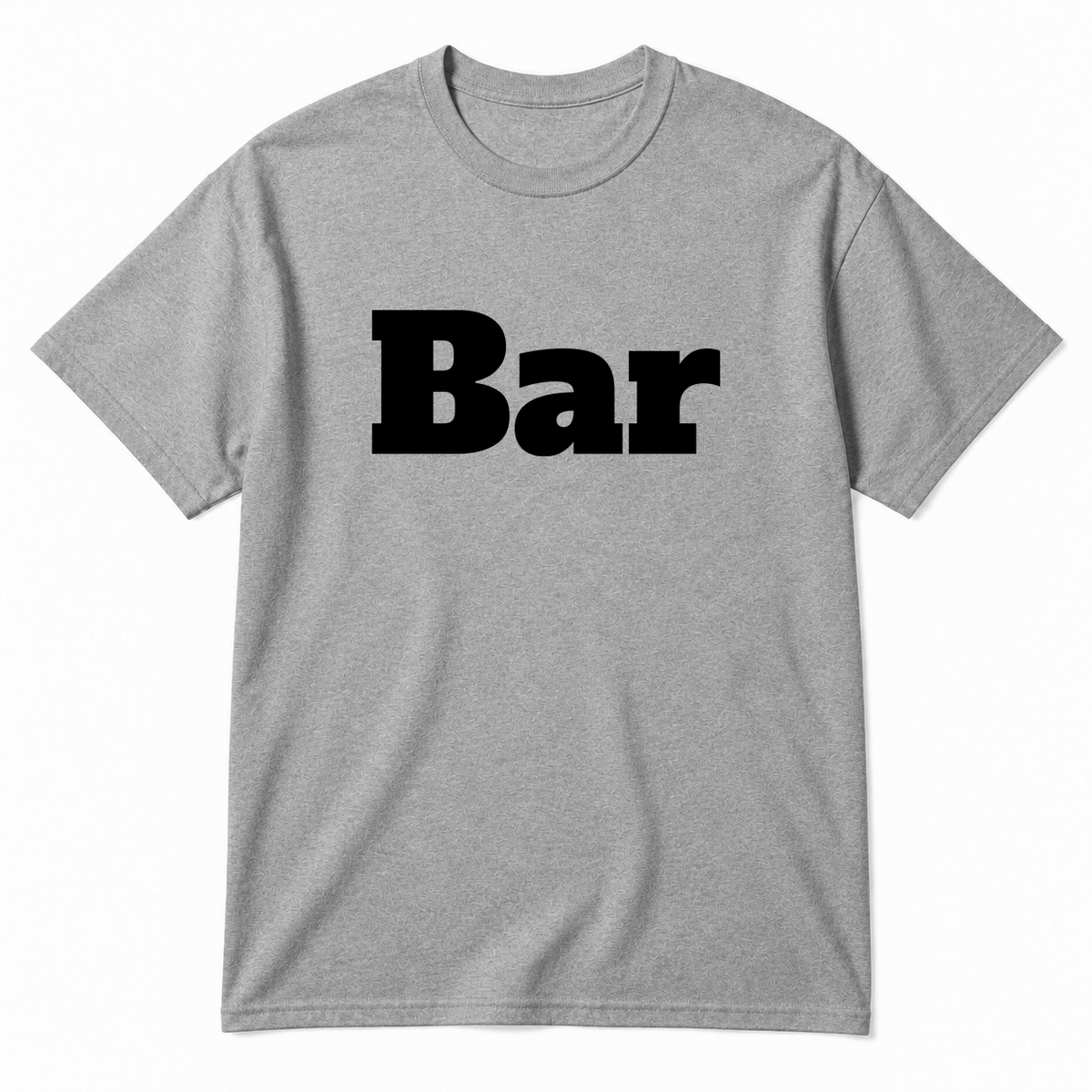 Bar T-Shirt in gray