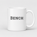 Bench Mug in white