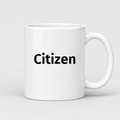 Citizen Mug in white