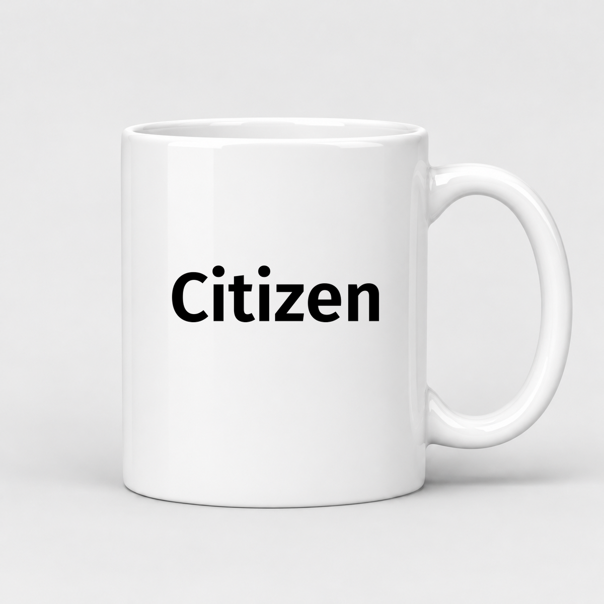 Citizen Mug in white