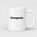 Compete Mug in white