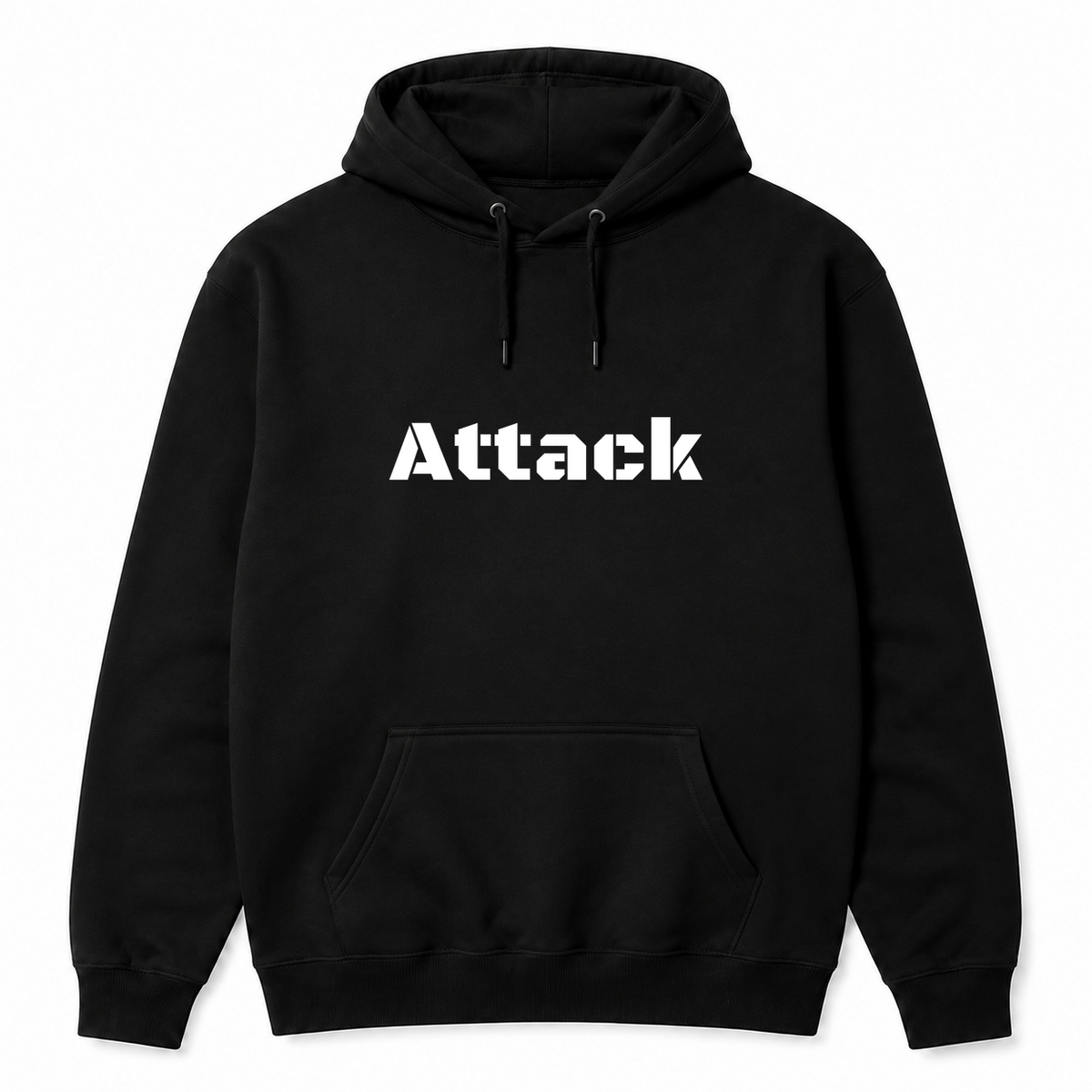 Attack Hoodie in black