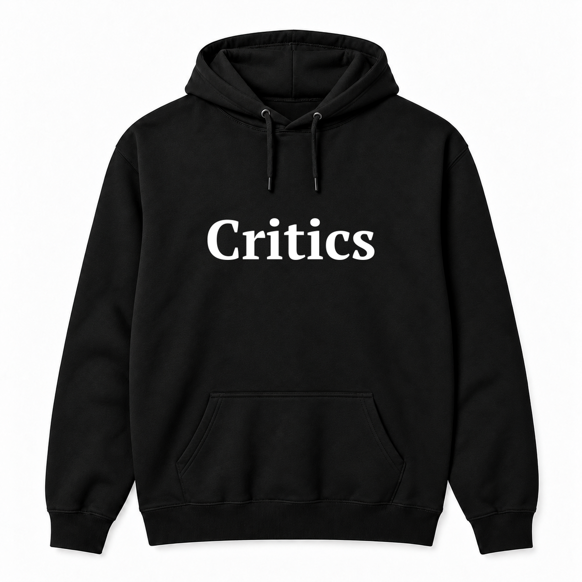 Critics Hoodie in black