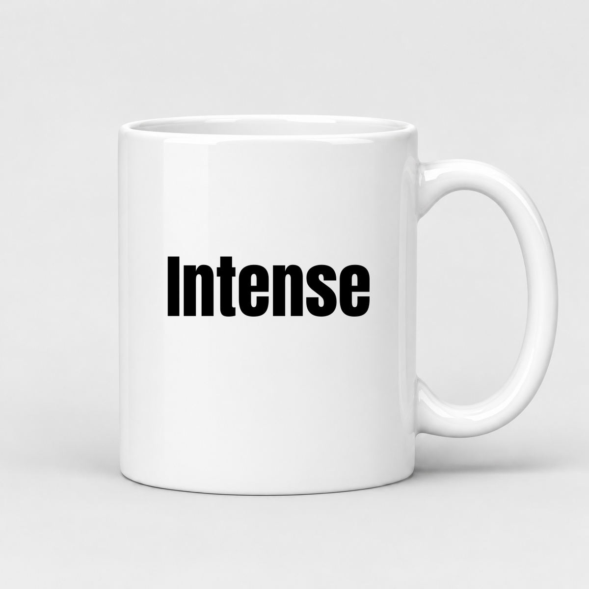 Intense Mug in white