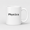 Physics Mug in white